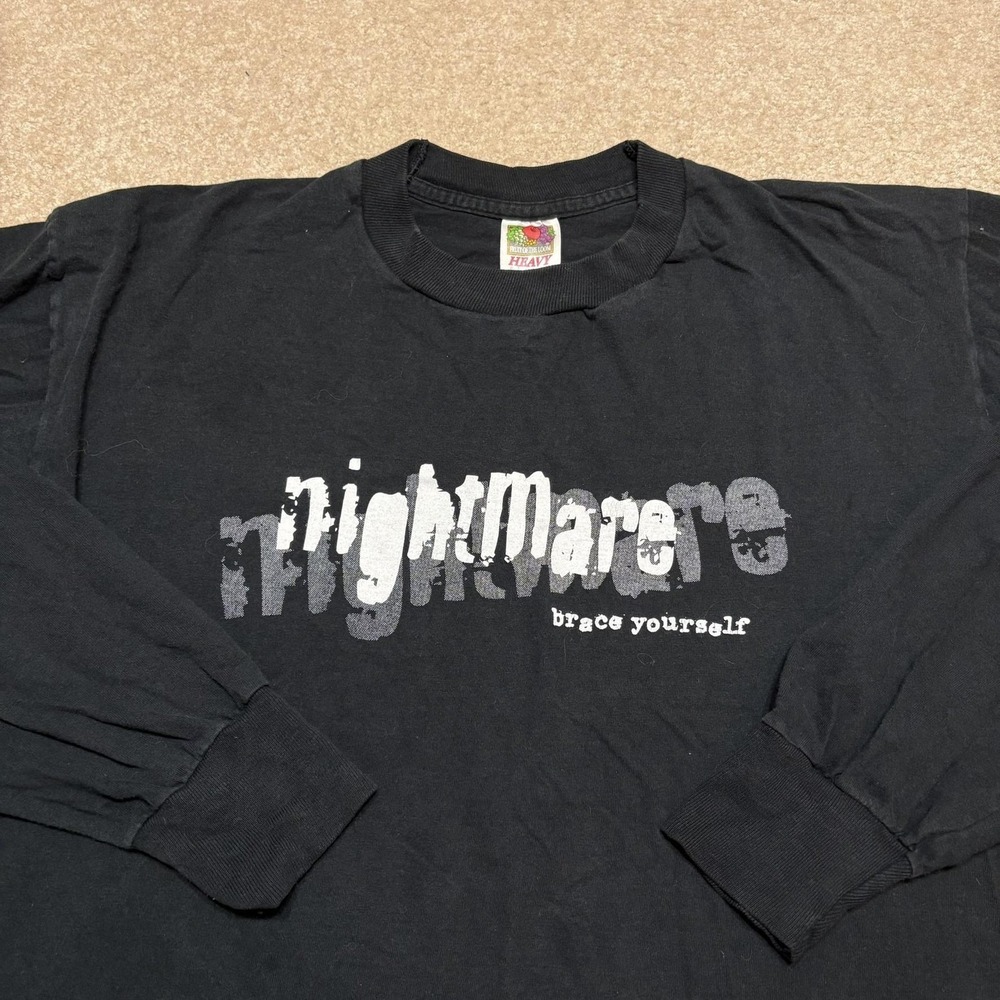 Expert Horror Nightmare Brace Yourself T Shirt Long Sleeve London Punk Hardcore